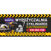Wypożyczalnia cykliniarek i elektronarzędzi Wakpol, Biała Podlaska