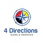 4 Directions Signs & Graphics, Folsom, logo
