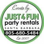 Just 4 Fun Party Rentals, Santa Barbara, logo