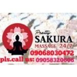 pretty sakura home and hotel condo service(pretty therapist), makati, logo