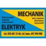 Amared ELEKTRYK MECHANIK, Kartuzy, Logo