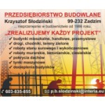 Przedsiębiorstwo Budowlane Krzysztof Słodziński, Zadzim, Logo