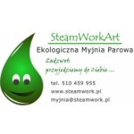myjnia samochodowa ręczna SteamWorkArt, Wilamowice, Logo