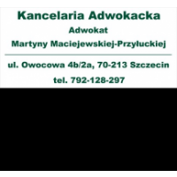 Kancelaria Adwokacka Adwokat Martyna Maciejewska - Przyłucka, Szczecin