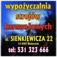 Wypożyczalnia strojów., Białystok