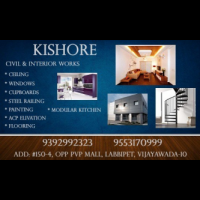 kishorecivil& interior works, vijayawada