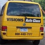 Visions Auto Glass, Byron Center, logo