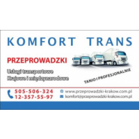Komfort Trans Przeprowadzki Kraków Usługi Transportowe, Kraków
