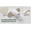 Biodegradable hotel slippers—natural rubber sole