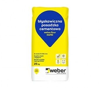 Błyskawiczna Posadzka I Jastrych Cementowy Weber.Floor Rapid 25 Kg