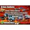 Gruas Ambato Ecuador Brazos Hidraulicos Plataformas AutoCargables