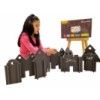 GrapplerTodd Active Architect - Independent Play Toys - Wooden Blocks for Toddlers - Construct Buildings, Towns and Cities - Chalkboard Edition