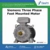 Siemens Three Phase Foot Mounted Motor