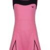 Black And Pink Girls A-Line Tennis Dress