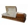 The manufacturer supplies solid wood coffins