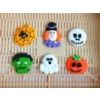edible cake topper for Halloween cake Decoration Ghost spider witch pump skin Sugar icing Halloween cake topper