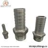 Stainless Steel hexagon hose nipple  male x barb/ flexible hose adapter