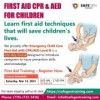 Emergency Child Care First Aid CPR/AED level training in Surrey